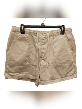 Old Navy Khaki Cotton Shorts with Drawstring Waist